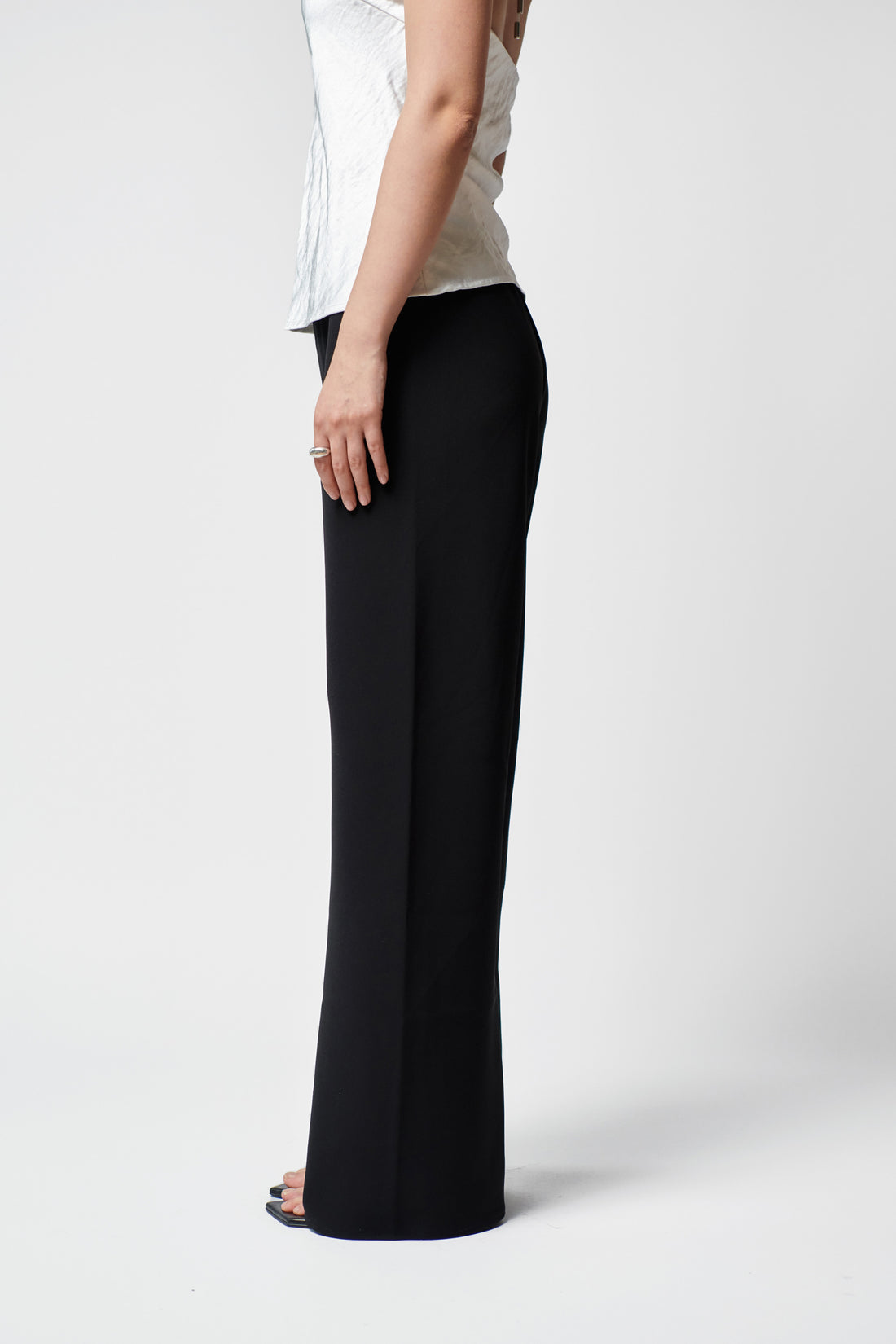 Crepe Pants + Black - Little Puffy