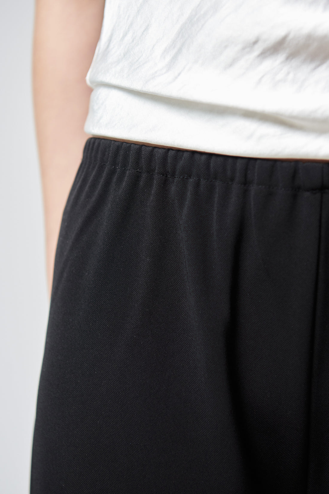 Crepe Pants + Black - Little Puffy