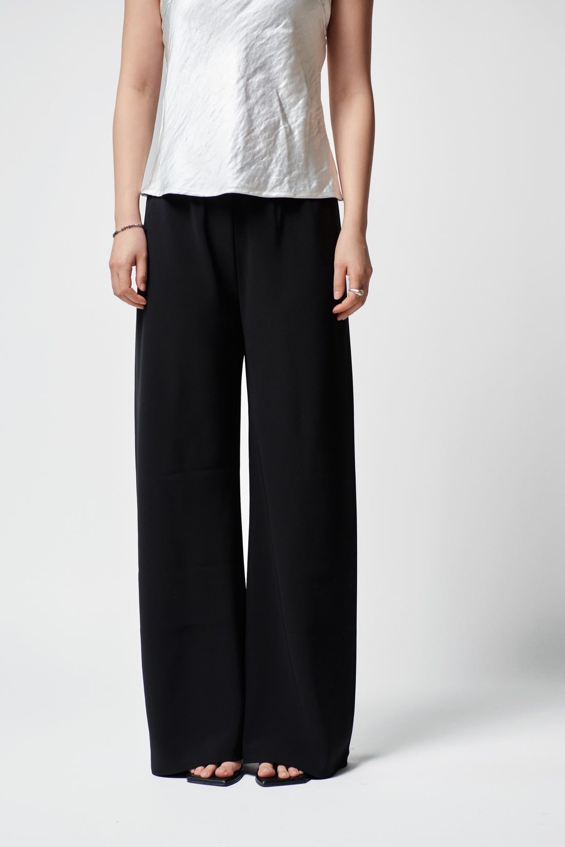 Crepe Pants + Black - Little Puffy