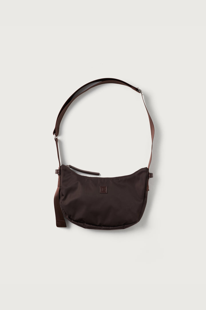 Mini Crossbody Bag + Brown - Little Puffy