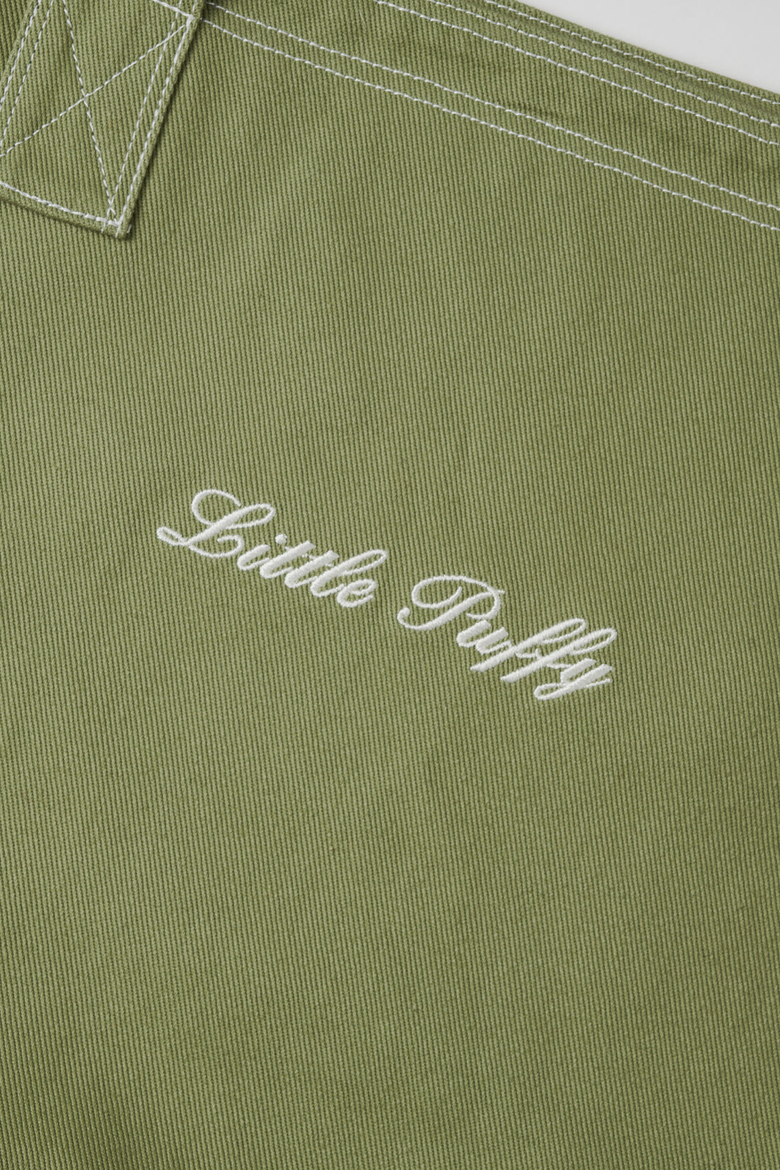 Canvas Tote + Light Green - Little Puffy