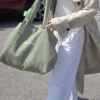 Everyday Tote + Light Green - Little Puffy