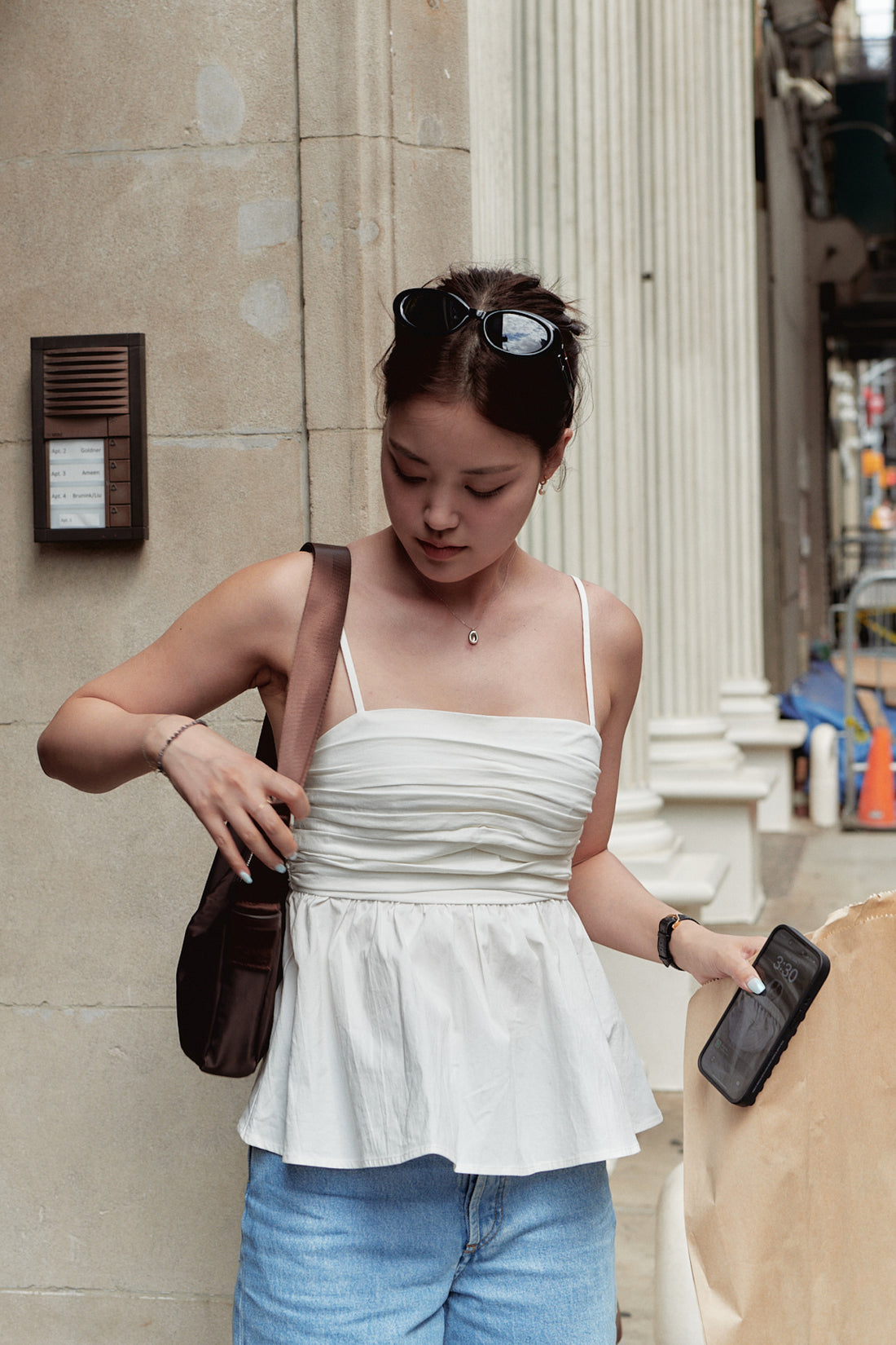 Mini Crossbody Bag + Brown