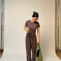 Sol Lounge Pants + Brown