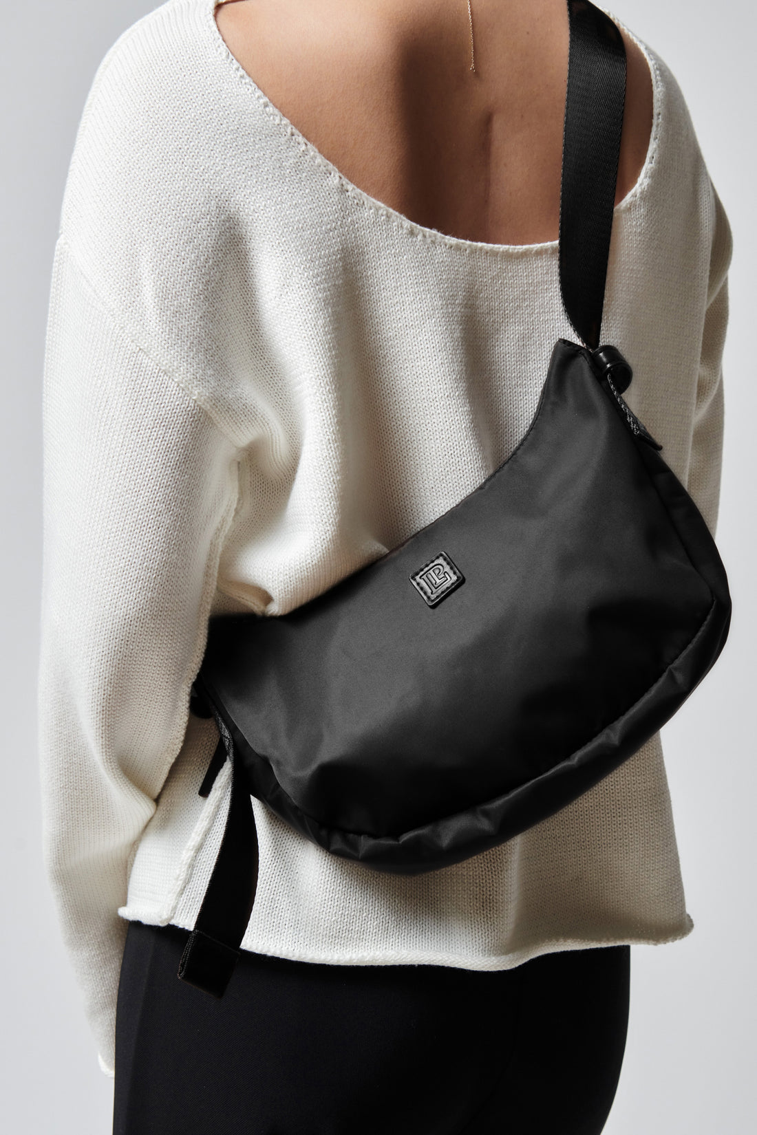 Mini Crossbody Bag + Black - Little Puffy