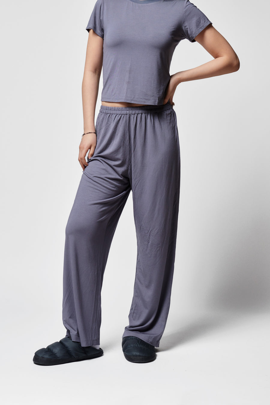 Lounge Pants + Blue - Little Puffy