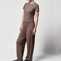 Lounge Pants + Brown - Little Puffy