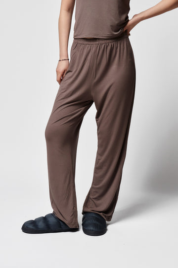 Lounge Pants + Brown - Little Puffy