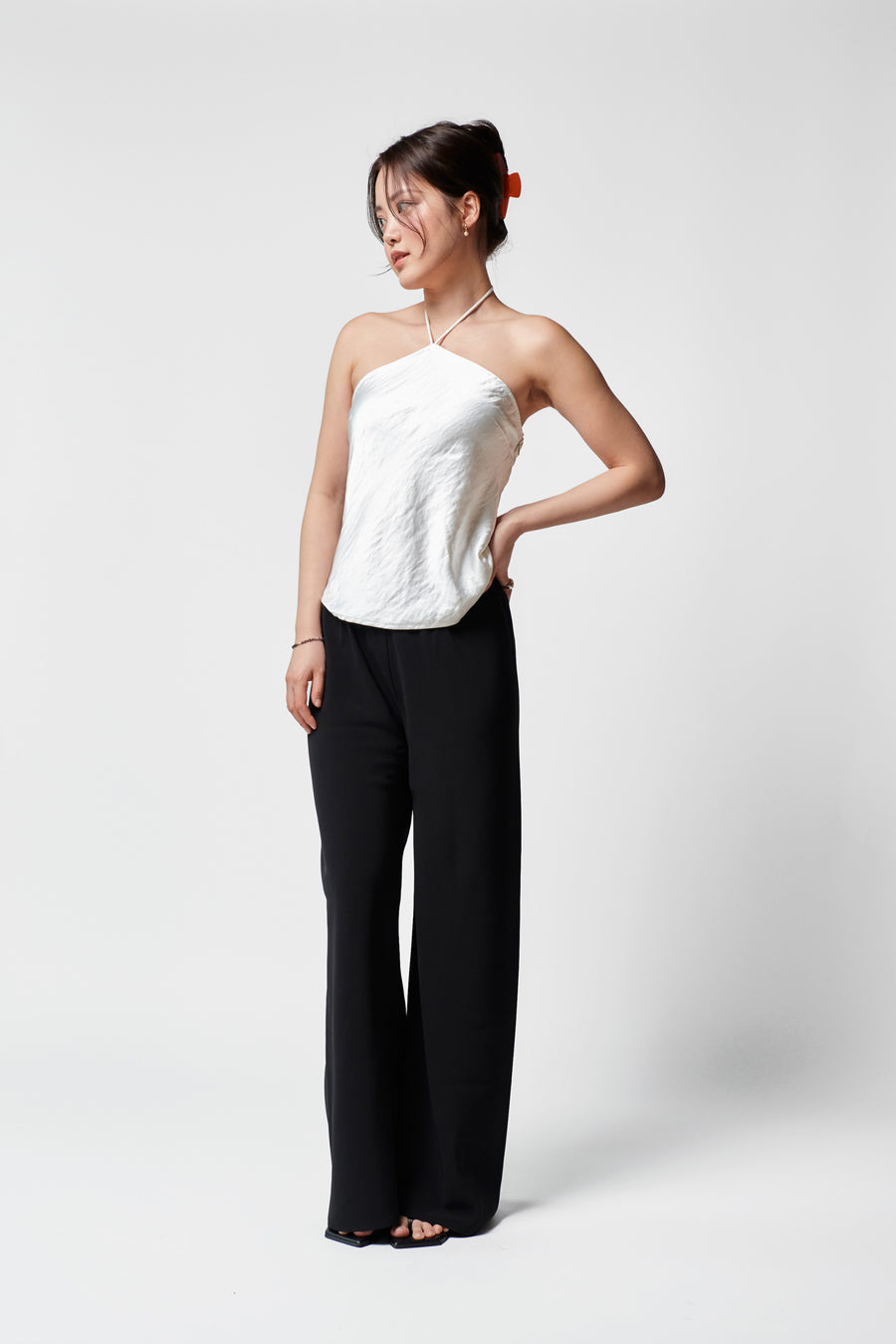 Crepe Pants + Black - Little Puffy