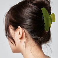 Jelly Hair Clips + Moss - Little Puffy